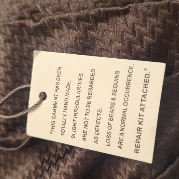 Marsoni by Colors Herringbone Woven Fit and Flare Sleeveless Trumpet  NWT Sz 20 - Picture 4 of 11